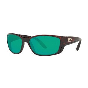 Costa Fisch Reader CMate Sunglasses Polarized in Tortoise with Green Mirror 580P